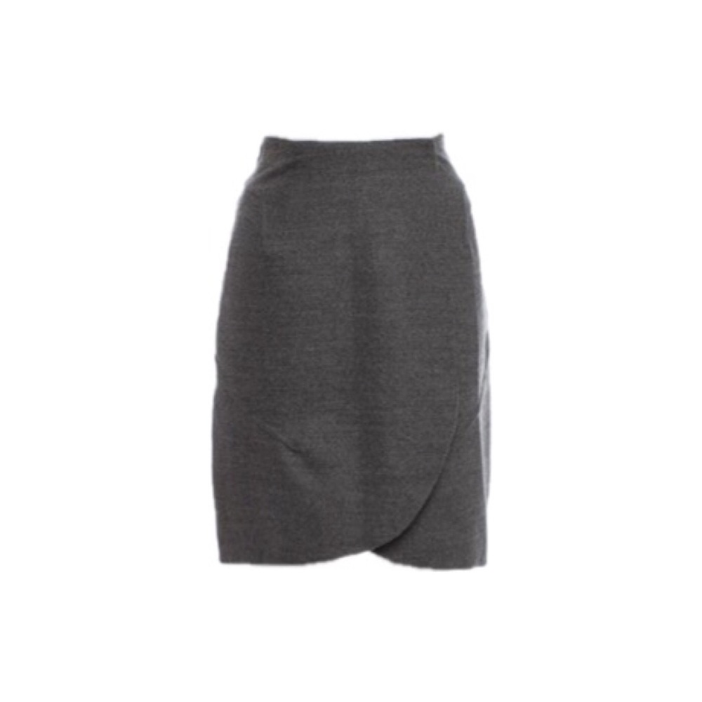 YVES SAINT LAURENT Wool Knee-Length Skirt